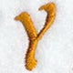 Cheshire Letter Y (3 Inch)