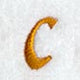 Cheshire Lower Case Letter c (3 Inch)