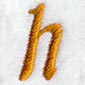 Cheshire Lower Case Letter h (3 Inch)
