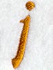 Cheshire Lower Case Letter j (3 Inch)