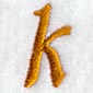 Cheshire Lower Case Letter k (3 Inch)
