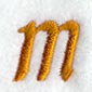 Cheshire Lower Case Letter m (3 Inch)