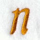 Cheshire Lower Case Letter n (3 Inch)