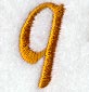 Cheshire Lower Case Letter q (3 Inch)