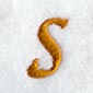 Cheshire Lower Case Letter s (3 Inch)