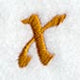 Cheshire Lower Case Letter x (3 Inch)