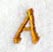 Cheshire Letter A (3 Inch)