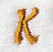 Cheshire Letter K (3 Inch)