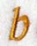 Cheshire Lower Case Letter b (3 Inch)