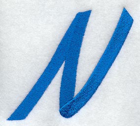 City Script Letter N (3 Inch)