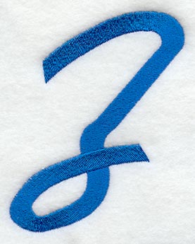 City Script Letter Z (3 Inch)
