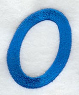 City Script Number 0 (3 Inch)