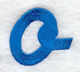 City Script Lower Case Letter o (3 Inch)