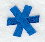 City Script Asterisk (3 Inch)