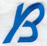 City Script Letter B (3 Inch)