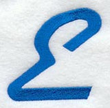 City Script Letter E (3 Inch)