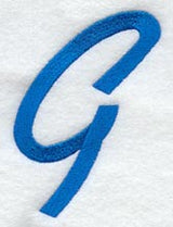 City Script Letter G (3 Inch)