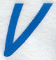 City Script Letter V (3 Inch)