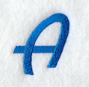 City Script Letter A (3 Inch)