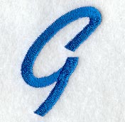 City Script Letter G (3 Inch)