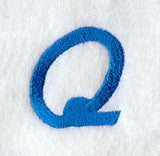 City Script Letter Q (3 Inch)