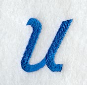 City Script Letter U (3 Inch)