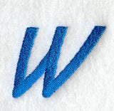 City Script Letter W (3 Inch)