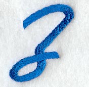 City Script Letter Z (3 Inch)