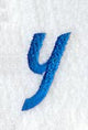 City Script Lower Case Letter y (3 Inch)