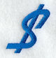 City Script Dollar Sign (3 Inch)