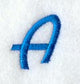 City Script Letter A (3 Inch)
