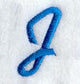 City Script Letter J (3 Inch)