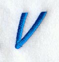 City Script Letter V (3 Inch)