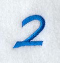 City Script Number 2 (3 Inch)