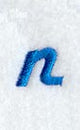 City Script Lower Case Letter n (3 Inch)