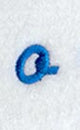 City Script Lower Case Letter o (3 Inch)
