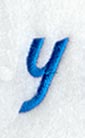 City Script Lower Case Letter y (3 Inch)