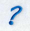 City Script Question Mark (3 Inch)
