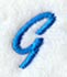 City Script Letter G (3 Inch)