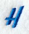 City Script Letter H (3 Inch)
