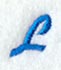 City Script Letter L (3 Inch)