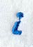 City Script Lower Case Letter i (3 Inch)