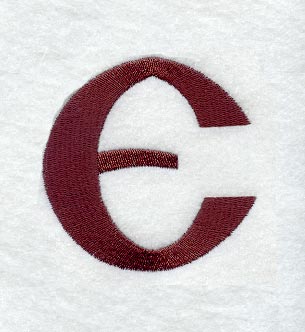Columbo Letter E (3 Inch)