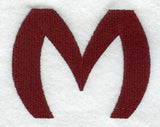 Columbo Letter M (3 Inch)