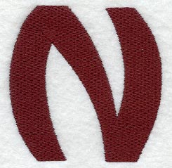 Columbo Letter N (3 Inch)