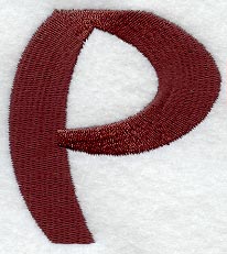 Columbo Letter P (3 Inch)