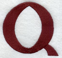 Columbo Letter Q (3 Inch)