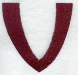 Columbo Letter V (3 Inch)