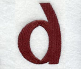 Columbo Lower Case Letter d (3 Inch)