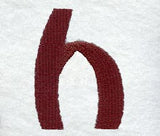 Columbo Lower Case Letter h (3 Inch)